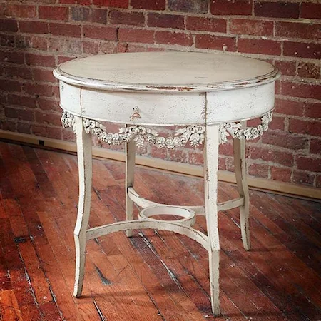 Claridge Oval Table with 1 Drawer